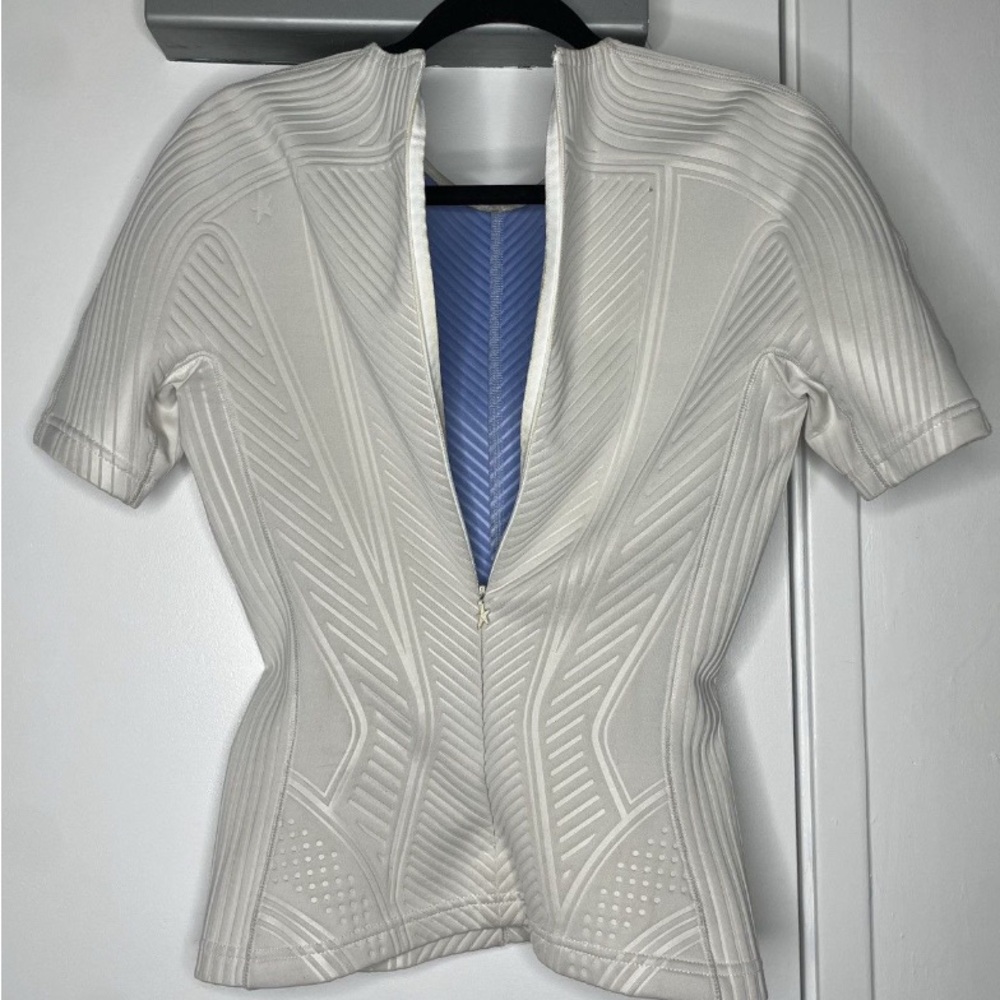 Mugler Geometric Neoprene Fitted Top - Picture 4 of 5